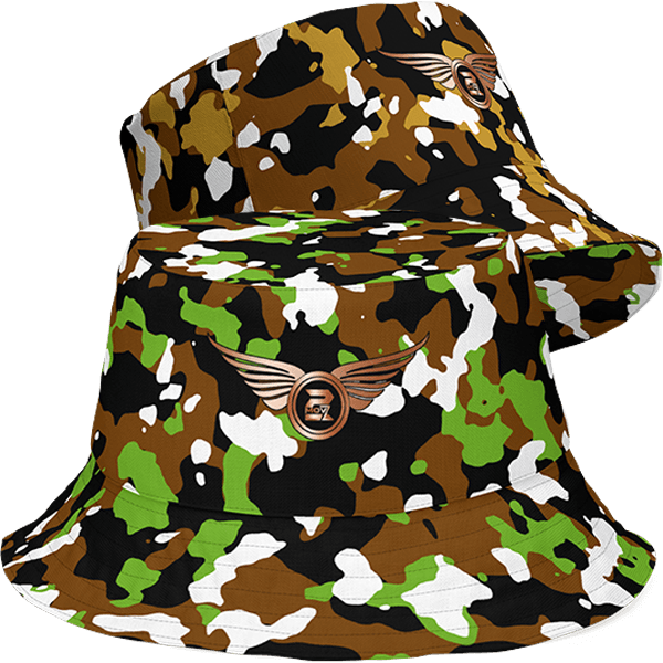 Camouflage 2 – 2 in 1 Reversible Bucket Hat