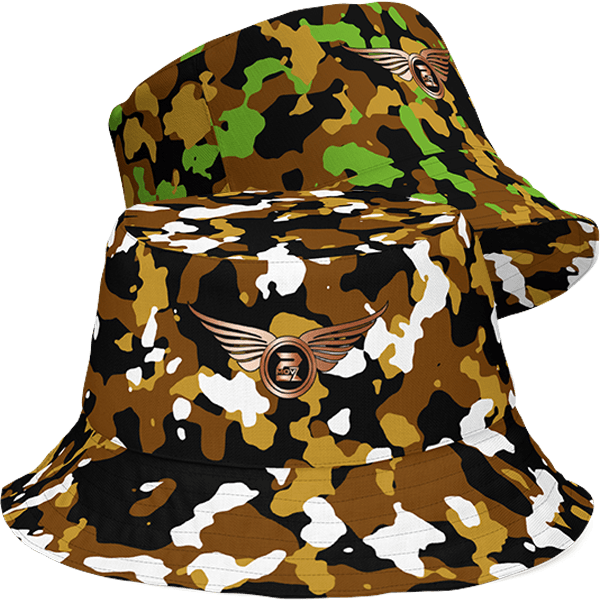 Camouflage 3 – 2 in 1 Reversible Bucket Hat
