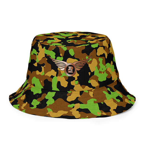 Camouflage 3 – 2 in 1 Reversible Bucket Hat - Image 3
